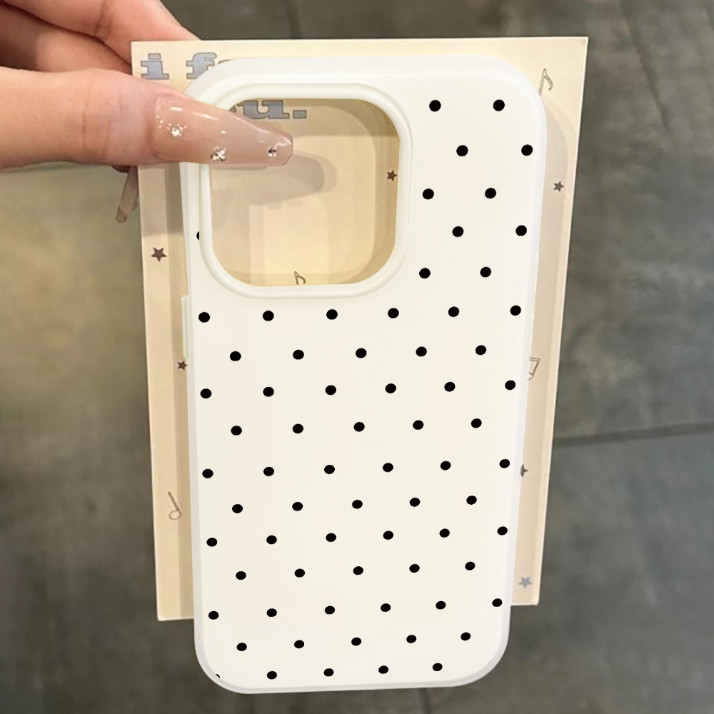 Phone Cases For Samsung - Minimalist Polka Dot Dustproof For Samsung