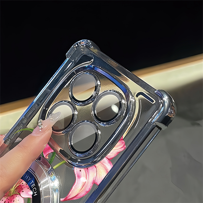 Two Pink Lilies Pattern Phone  - Vivo Y28 评论和价格