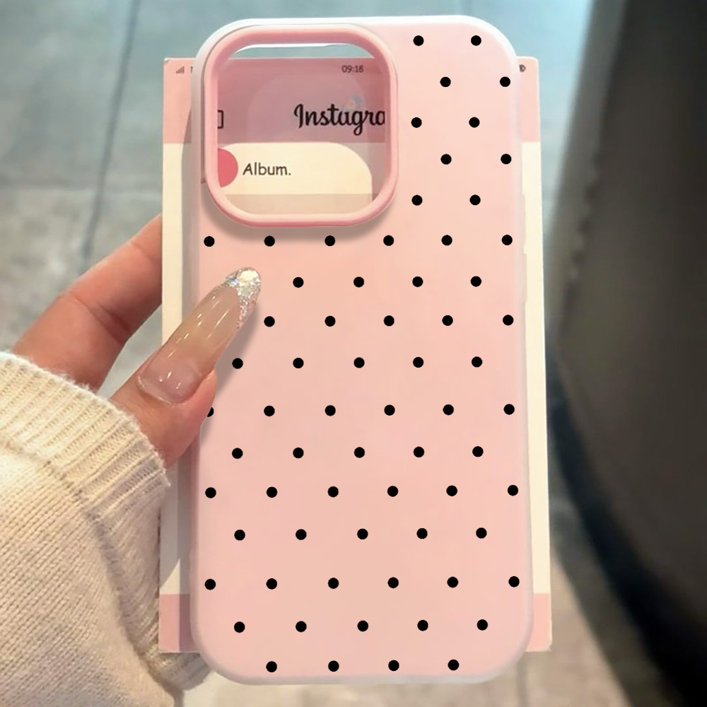 Minimalist Polka Dot Dustproof - Phone Cases For Samsung 评论和价格