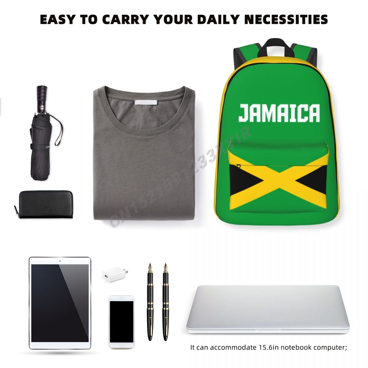 Unisex Backpack Jamaica Flag J - Phone Cases Jamaica 评论和价格