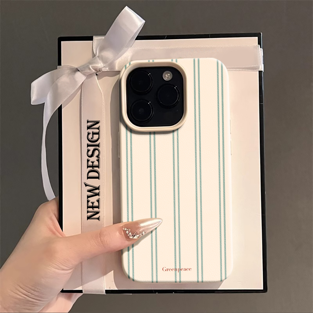 Pink Stripe Print Summer Phone - Phone Cases Durable 评论和价格