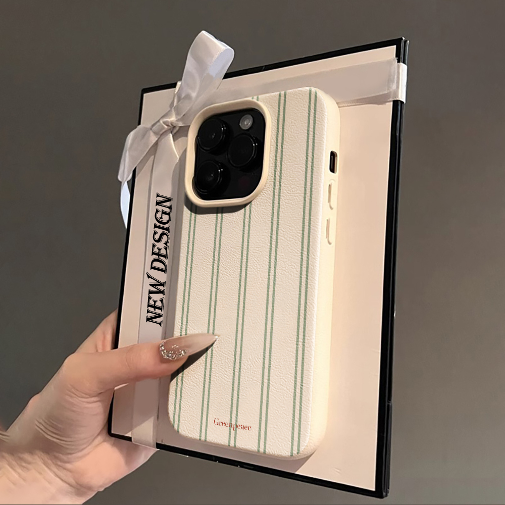 Pink Stripe Print Summer Phone - Phone Cases Durable 评论和价格