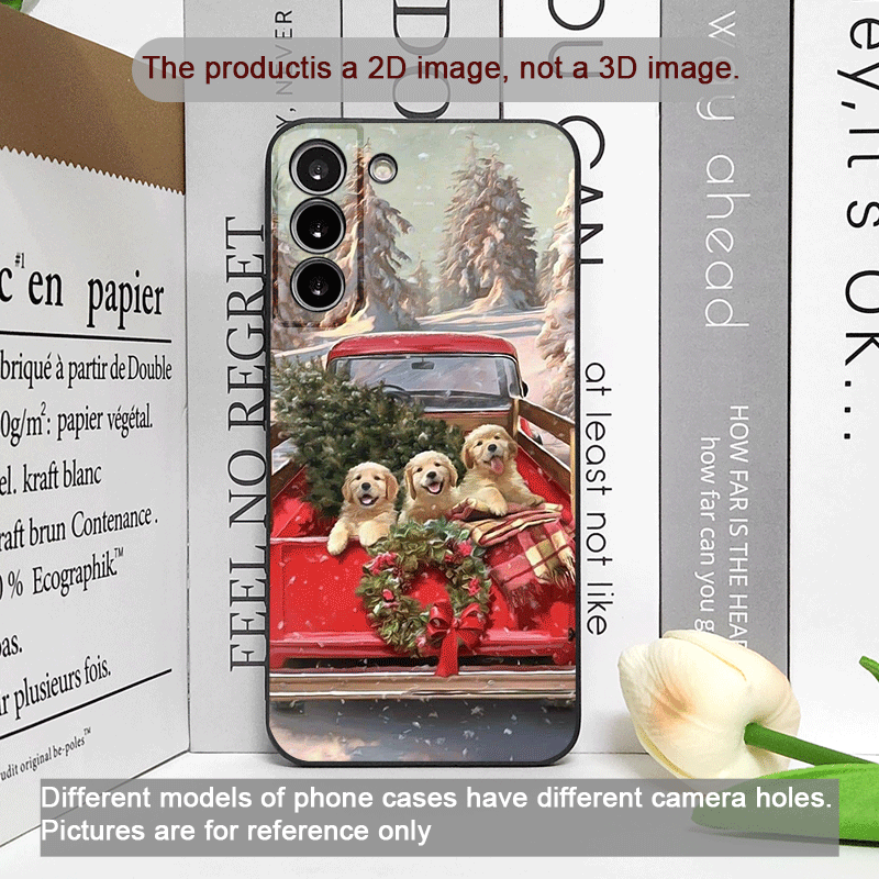 Christmas Trucks Cartoon Dog P - Phone Cases Motorola 评论和价格