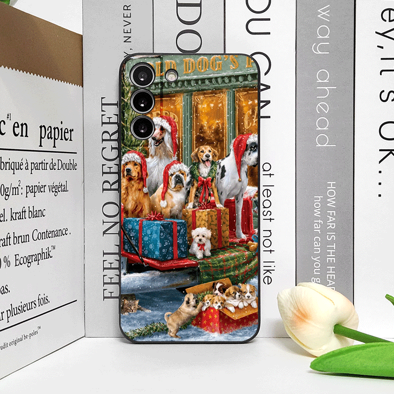Christmas Trucks Cartoon Dog P - Phone Cases Motorola 评论和价格