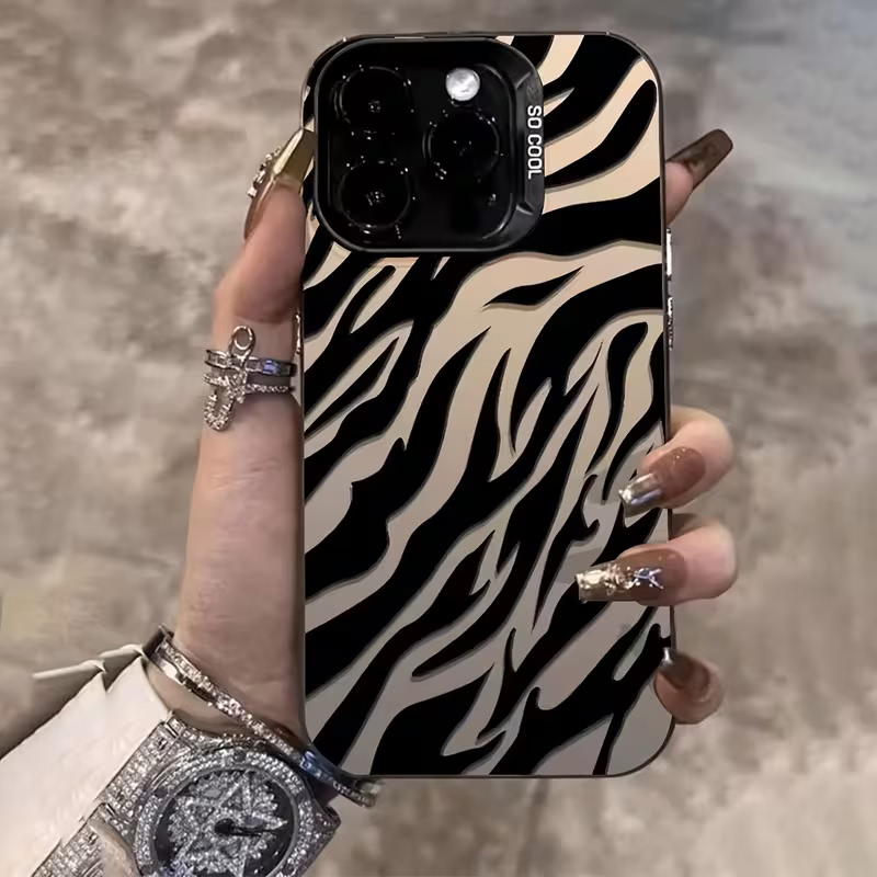Zebra Pattern Black Advanced I - Phone Cases Zebra 评论和价格
