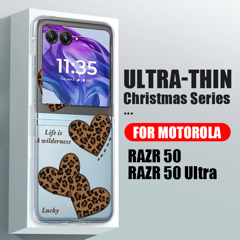 Leopard Print Hearts Pattern C - Phone Cases Motorola 评论和价格
