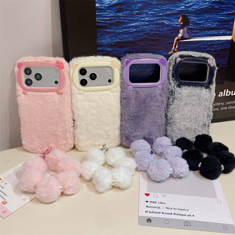 Luxury Solid Colors Furry Plus - Phone Cases Durable 评论和价格