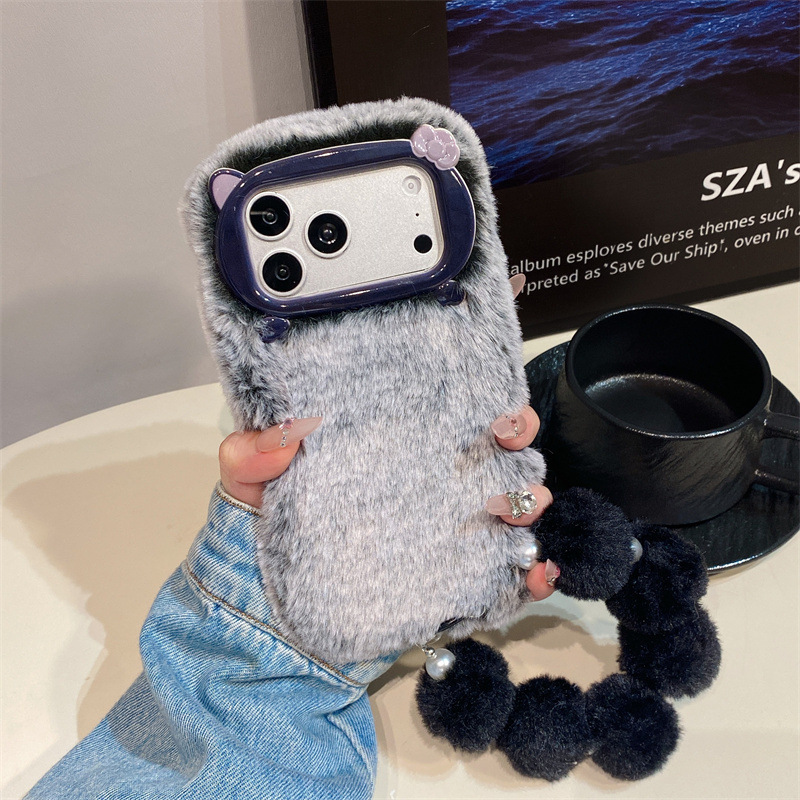Luxury Solid Colors Furry Plus - Phone Cases Durable 评论和价格