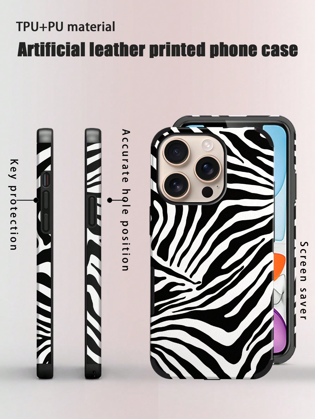 Fashionable Zebra Pattern Phon - Phone Cases Zebra 评论和价格