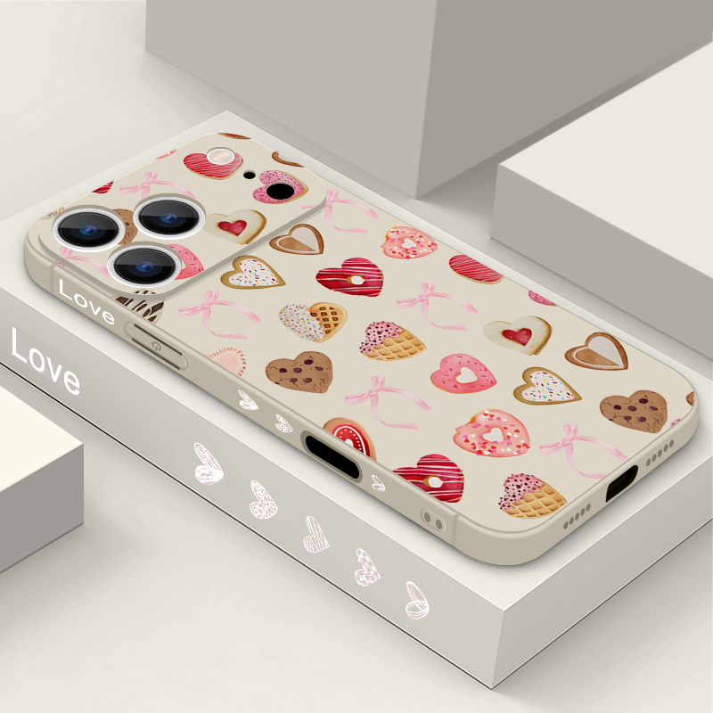 Little Hearts Pattern Phone Ca - Phone Cases Durable 评论和价格