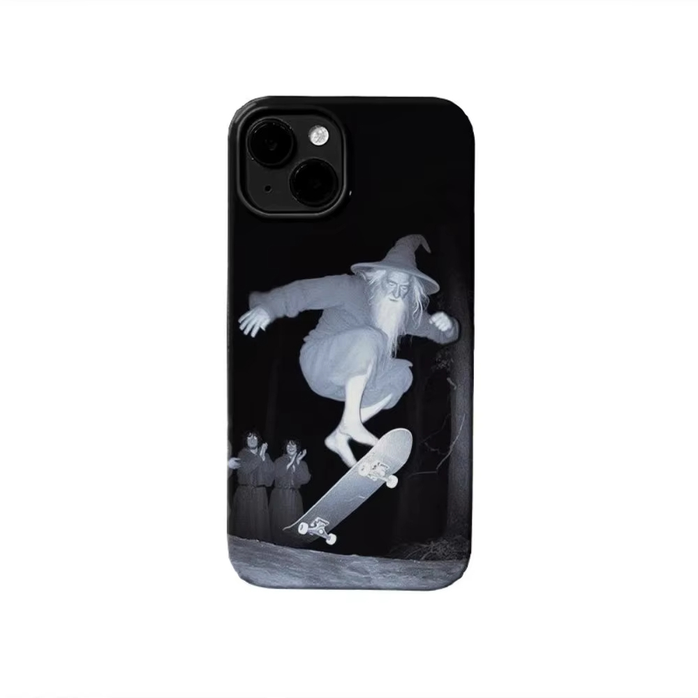 Whimsical Wizard Skateboarding - Phone Cases Durable 评论和价格