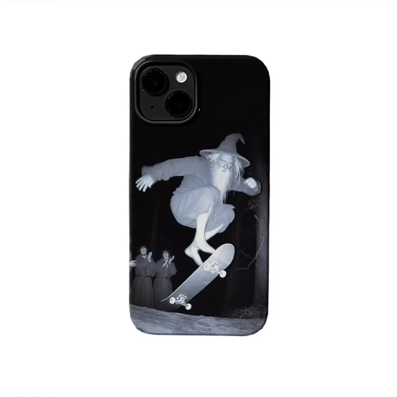 Whimsical Wizard Skateboarding - Phone Cases Durable 评论和价格