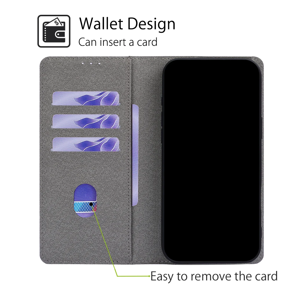 Painted Magnetic Flip Leather  - Phone Cases For Samsung 评论和价格