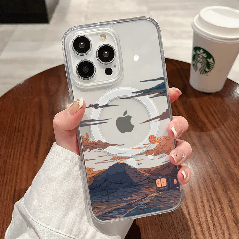 Sunset Pattern Fashion Phone C - Phone Cases Durable 评论和价格