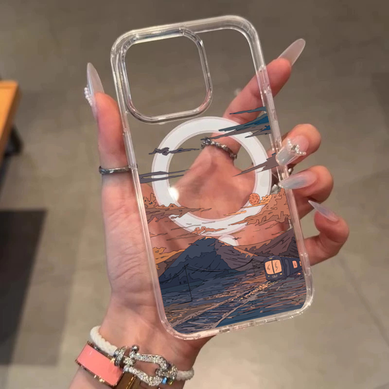 Sunset Pattern Fashion Phone C - Phone Cases Durable 评论和价格