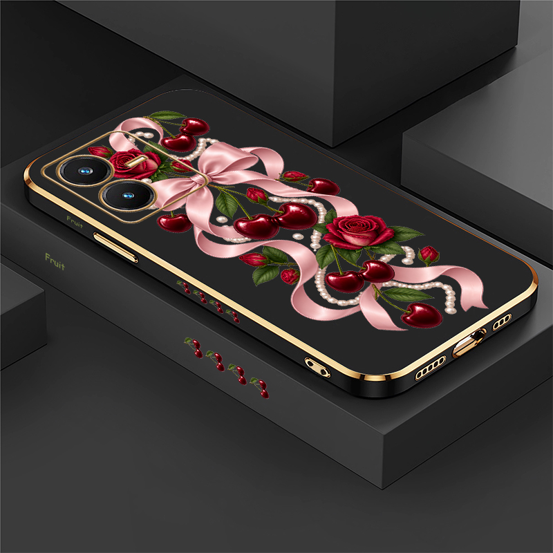 Bow Cherry Case For Vivo Y28 S - Vivo Y28 评论和价格