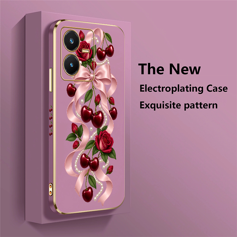 Bow Cherry Case For Vivo Y28 S - Vivo Y28 评论和价格