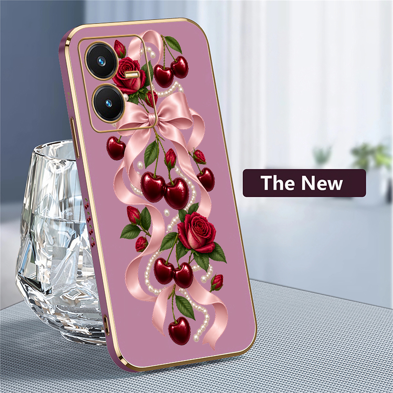 Bow Cherry Case For Vivo Y28 S - Vivo Y28 评论和价格