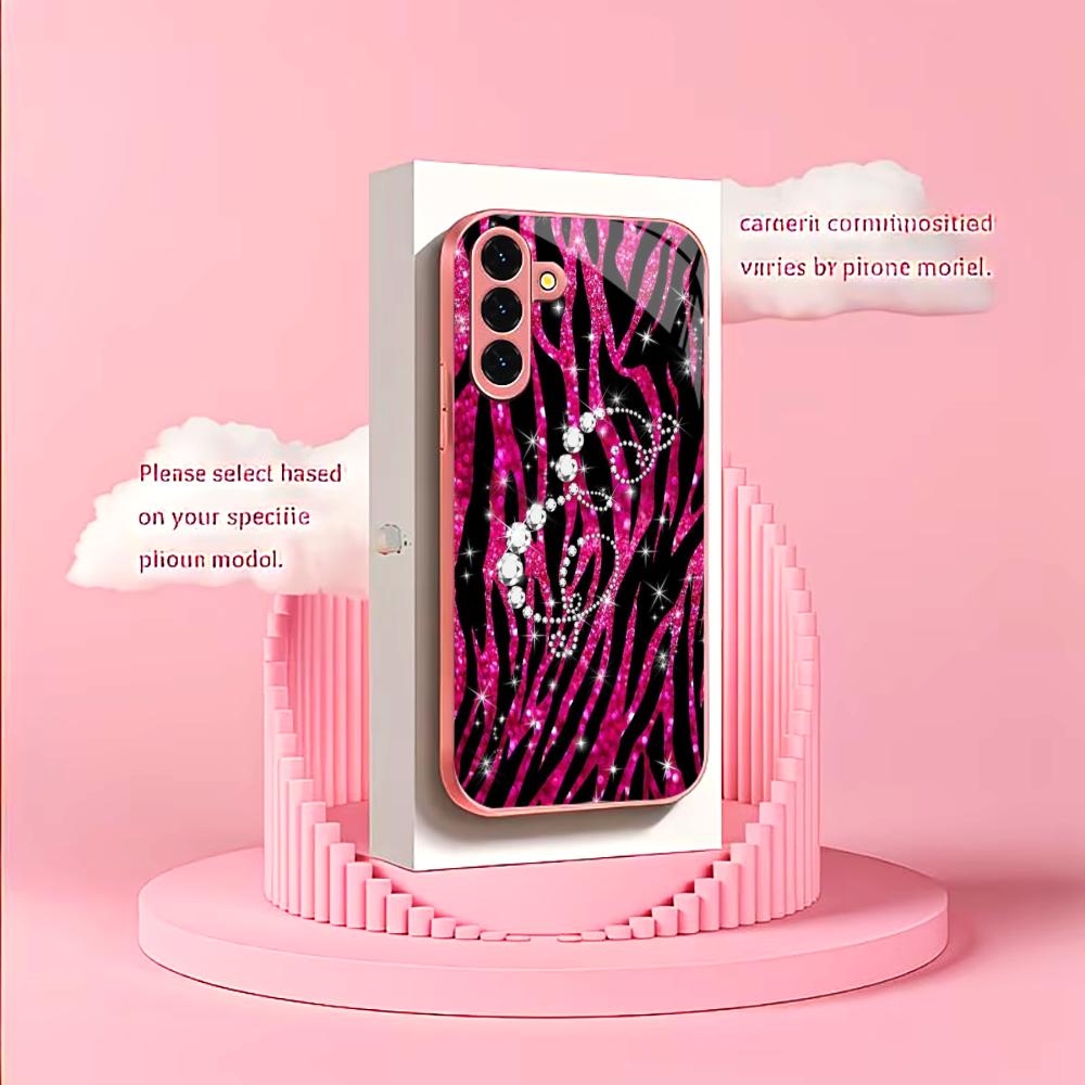 Pink fashion zebra print TPU H - Phone Cases Zebra 评论和价格
