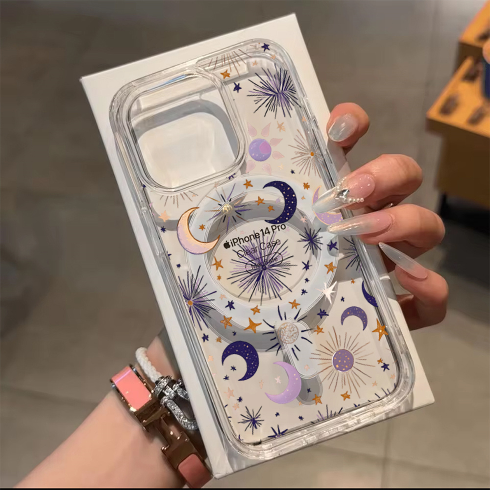 Romantic Sun Moon Stars Phone  - Phone Cases Durable 评论和价格