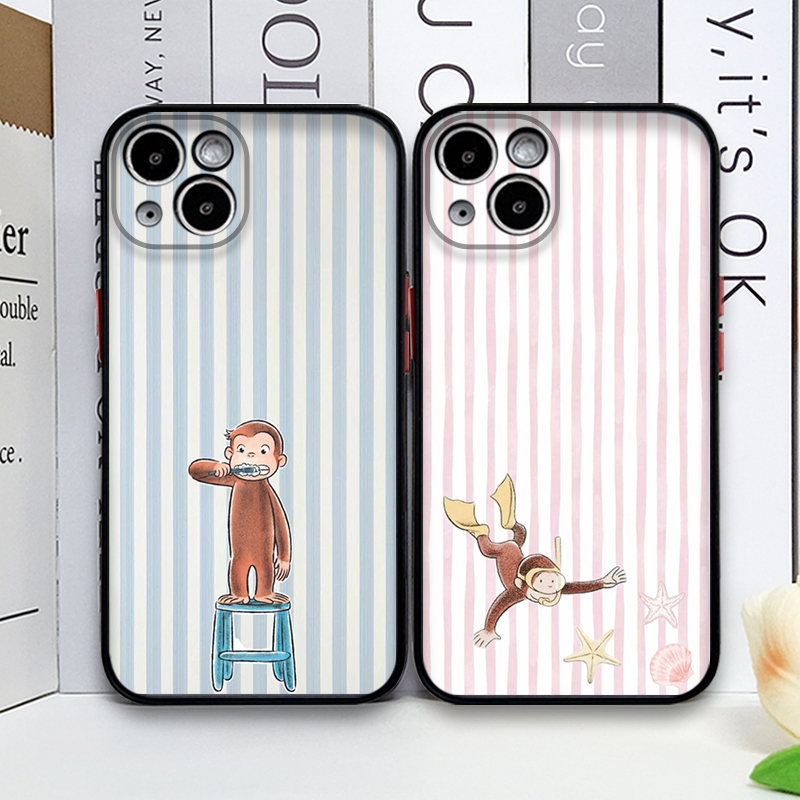 Cartoon Striped Monkey Holding - Phone Cases Xs 评论和价格